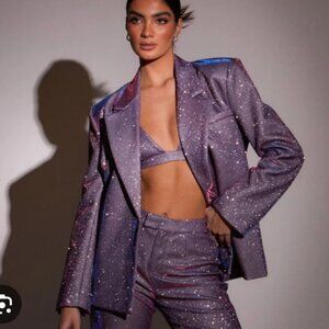 SLA the Label Purple Blazer